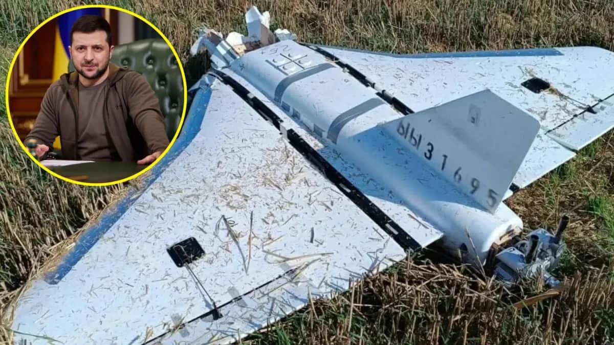 Presunto drone russo caduto in polonia