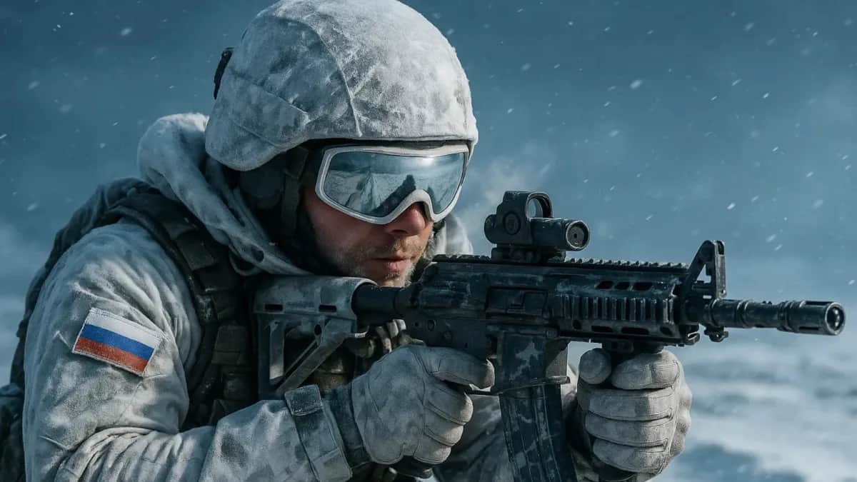 Militare russo nell'Artico