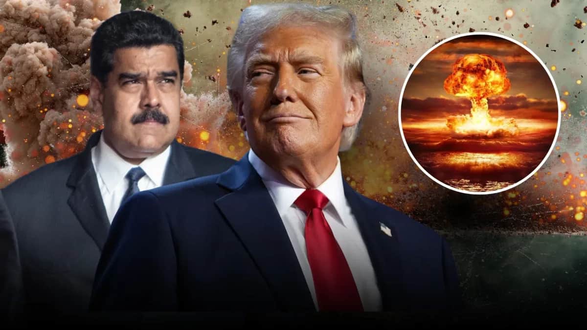 Trump e Maduro in grafica di copertina del nuovo articolo di Omega Click