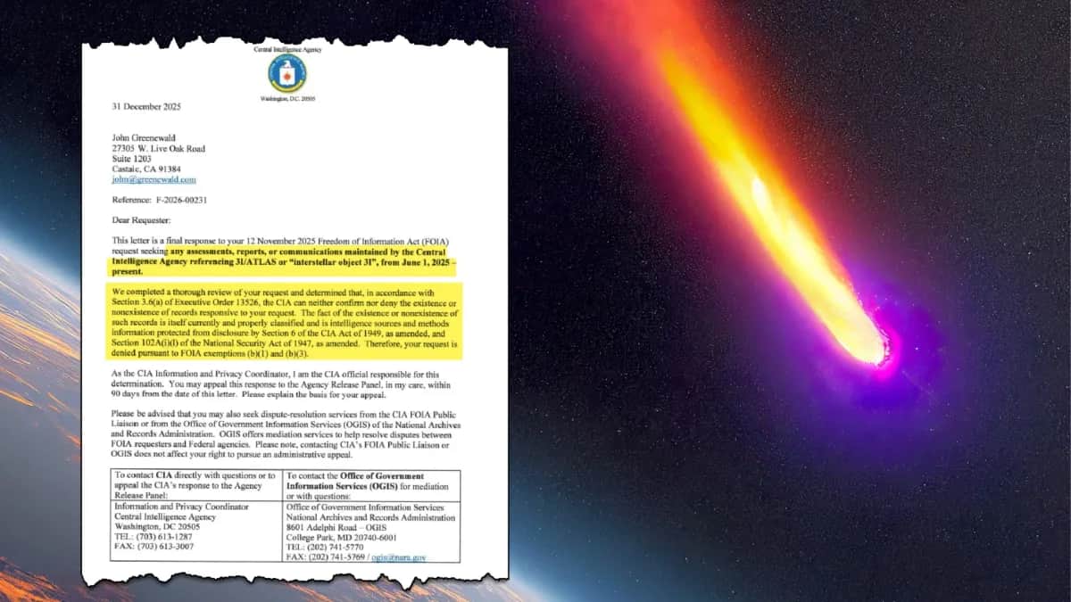 Documento CIA 3I/ATLAS Omega Click
